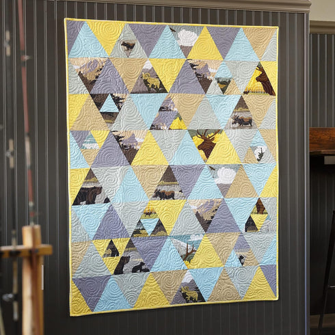 MISSOURI STAR QUILT Quilting Template Triangle | 8 Inch Acrylic 60 Degree Triangle Ruler for Charm Packs, Layer Cakes, Fabric Strips | Triangle Qu...