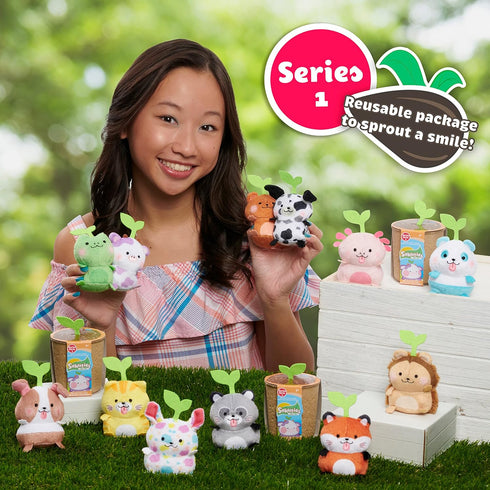 Sakuties Mini Collectible Stylized Plush Stuffed Animals, (Pack of 3) Blind Collectible, Kids Toys for Ages 3 Up by Just Play...