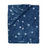 Lambs & Ivy Sky Rocket Blue Stars/Galaxy/Space 100% Cotton Fitted Crib Sheet...