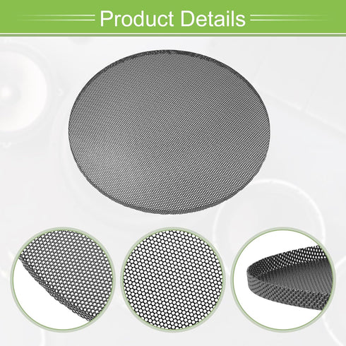 ACROPIX Universal 7 Inch Speaker Grills Mesh for Audio Subwoofer 182x6.5mm Grille without Frame Black - Pack of 1...