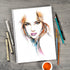 Bienfang Mixed Media Pad, 5.5x8.5 Inches, 40-Sheets Artist Paper, Spiral-Bound Sketchbook, 90lb,146gsm...