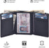 Wallet for Men Trifold Real Leather RFID Blocking Credit Card Case with ID Window in Gift Box...
