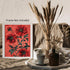 Posterizer 1 pcs-big red flowers with red background-Floral & Botanical Art-Abstract & Modern Art-Decor for Home & Office- UNFRAMED Wall Art...