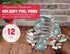 Gia's Kitchen Disposable Aluminum Pans with Lids, 24 Piece, Set of 12 - Heavy Duty Foil Pans with Lids Perfect for Leftovers, Holiday Treats, Gift...