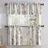 No. 918 Hoot Owl Print Semi-Sheer Rod Pocket Kitchen Curtain Valance, 56" x 14", Mocha...