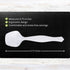 PARTY BARGAINS 8.75" Disposable White Plastic Serving Spoons, 12 Pack, Heavy Duty Kitchenware Serving Spoon Utensil for Wedding, Catering Services...