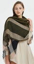 VIVIAN & VINCENT Fall Winter Scarf Classic Tassel Plaid Tartan Warm Soft Chunky Large Blanket Wrap Shawl Scarves for Women...