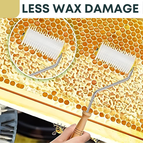 Honey Uncapping Needle Roller Honey Extractor Equipment, Honey Spinner Extractor Honey Uncapping Roller for Beekeepers Needle Recapping Honey Unca...