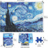 Starry Night Puzzle 1000 Pieces Van Gogh Mini Puzzle for Adults Artwork Jigsaw Puzzle Family Game...