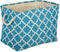 DII Polyester Container with Handles, Lattice Storage Bin, Small, Storm Blue...