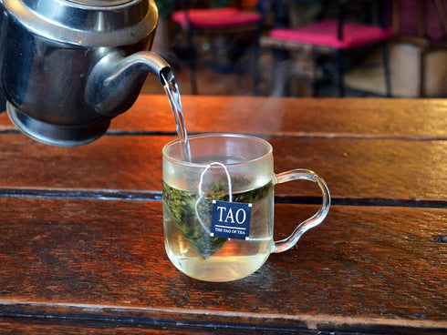 The Tao of Tea Oregon Mint & Tulsi Box Pyramid Sachets, 15 Pyramid Sachets...