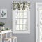 Ellis Curtain Madison Floral 58" x 15" Lined Scallop Valance, Blue...