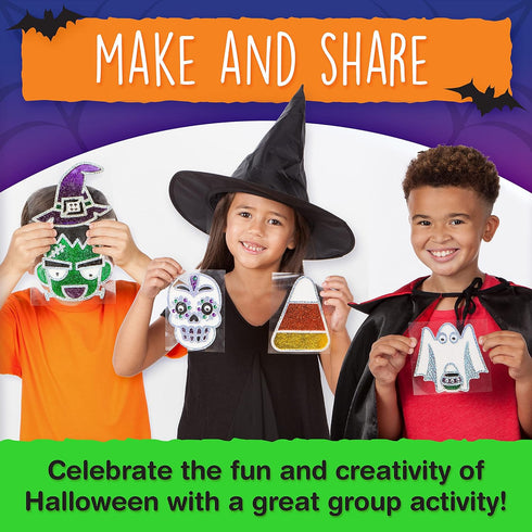 Creativity for Kids Halloween Window Art - Halloween Crafts, Make Your Own Halloween Window Clings...