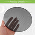 ACROPIX Universal 7 Inch Speaker Grills Mesh for Audio Subwoofer 182x6.5mm Grille without Frame Black - Pack of 1...