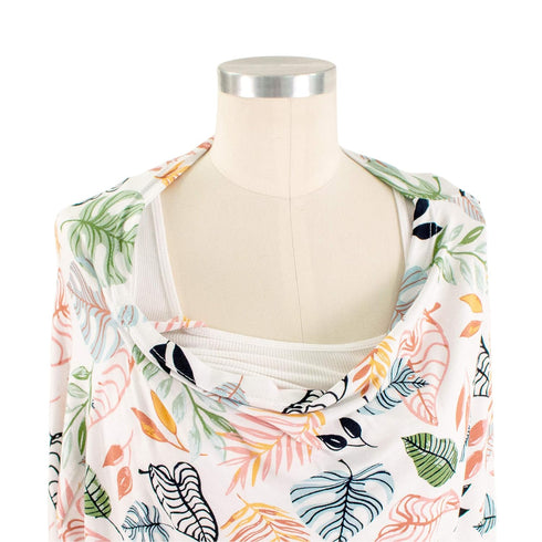 Bebe au Lait 5-in-1 Multi-Use Cover: Nursing Covers for Breastfeeding, Infinity Scarf, Nursing Shawl, Car Seat Cover, Shopping Cart Cover, Carrier...