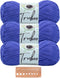 Lion Brand Yarn - Truboo - 3 Pack with Needle Gauge (Thistle)...