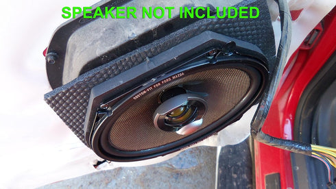 5x7" / 6x8" Speaker Spacers Depth Extender Extending Rings - 1/2" thick - 1 Pair - SSK68K - Stackable - Perfect For Framing Fiberglass Enclosures...