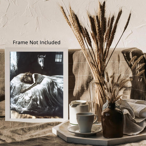 Posterizer 1 pcs-eerie spooky hunting scary scene-for horror movie fans 2-Gothic Art Gift for Art Lovers Living Room Bedroom Decor- unframed wall ...