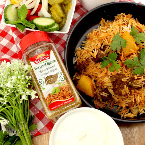 Baraka Biryani Spice Seasoning Mix | Authentic Mediterranean Spices for Cooking Rice, Masala Dishes, Sauces, Marinade | Original Indian Biryani Se...
