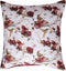 Tache Floral Red White Euro Sham - 26 inch Quilted 1pc Rose Garden Hummingbirds Antique Vintage Farmhouse Country Rustic Microfiber Square Pillow ...