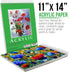 U.S. Art Supply 9" x 12" Premium Extra Heavy-Weight Acrylic Painting Paper Pad, 246 Pound (400gsm), Spiral Bound, Pad of 12-Sheets (Pack of 2 Pads...