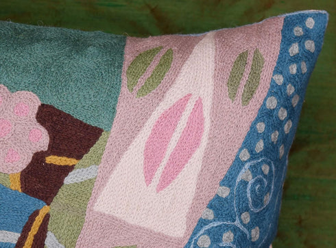 Klimt Blue Modern Pillow Cover - Seed Art Nouveau Pillowcase Modern Farmhouse Chair Cushion Boho Outdoor Pillowsham Mid Century Couch Cushion Hand...