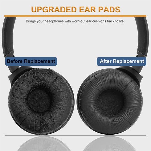 Ear Cushions for Sony Headphone Replacement Ear Pads Compatible with Sony MDR-ZX110 ZX110NC ZX100 WH-CH500 CH520 CH510 V150 V250 V200 JBL Tune 510...
