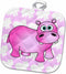 3D Rose Pink Hippopotamus Pot Holder, 8" x 8"...