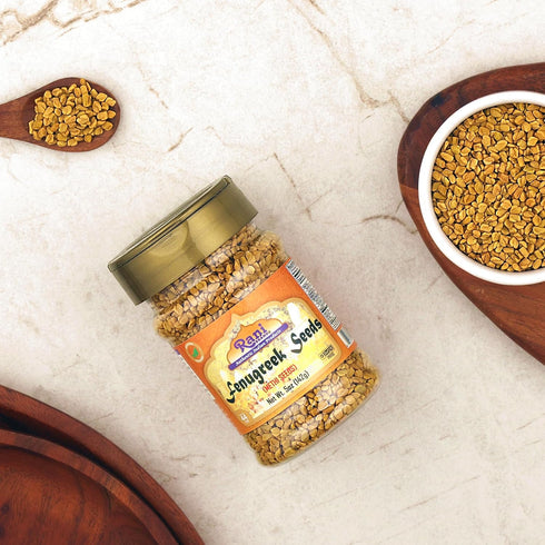 Rani Fenugreek (Methi) Seeds Whole 5oz (141g) PET Jar, Trigonella foenum graecum ~ All Natural | Vegan | Gluten Friendly | Non-GMO | Kosher | Indi...