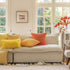 Home Brilliant Yellow Throw Pillow Covers 18x18 Set of 2 Super Soft Couch Pillow Covers Decorative Striped Corduroy Mustard Throw Pillows for Couc...
