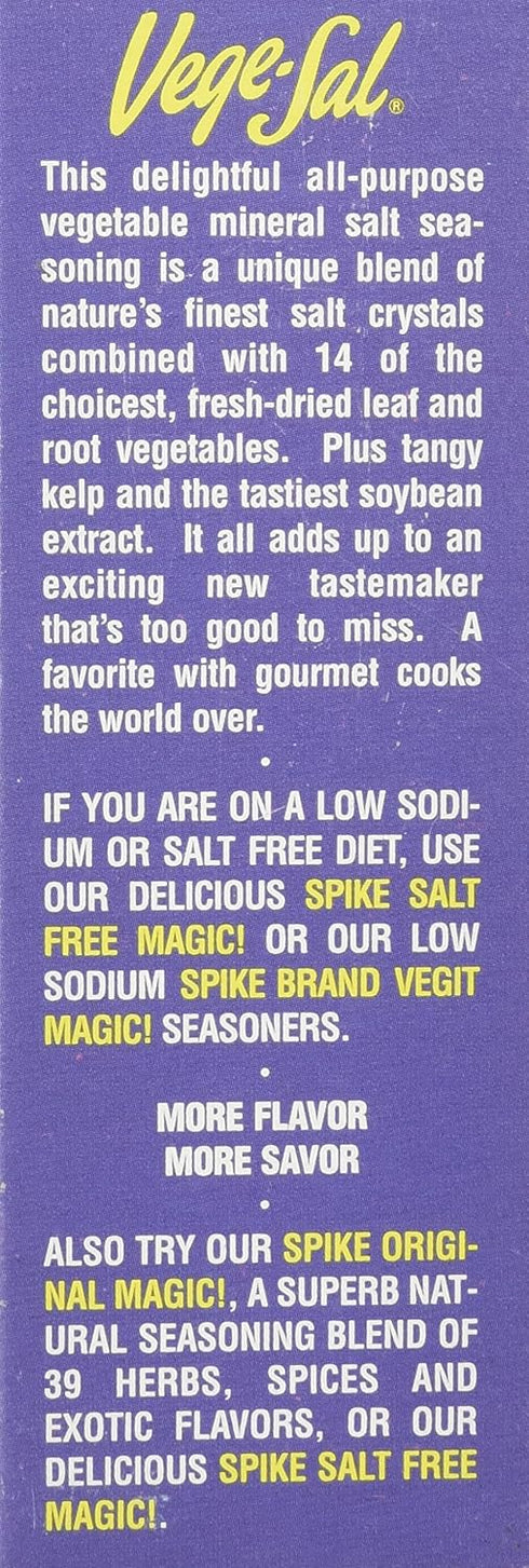 Vege-Sal Spike Natural Seasoning Original VEGESAL 10 oz (283gr)...