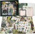 Scrapbooking Supplies Kit, Vintage Botanical Aesthetic Scrapbook Kit for Bullet Junk Journal, Stationery, A6 Grid Notebook, Flower DIY Journaling ...