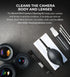 Blucoil Camera Cleaning Kit with Mini-Air Blower and Dual-Sided Lens Pen for DSLR, SLR, Mirrorless Digicam - Compatible with Canon, Nikon, Pentax,...