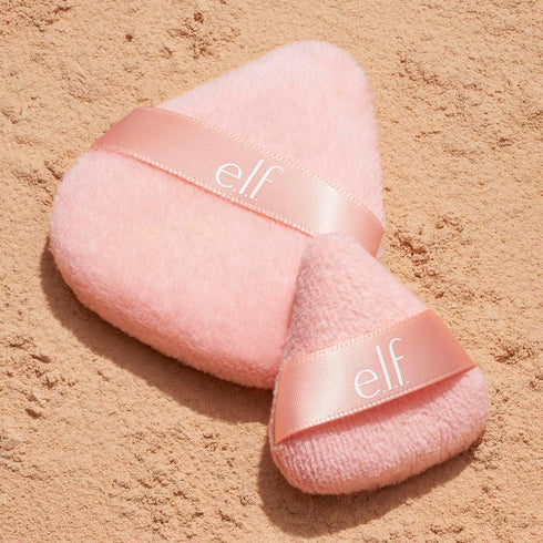 e.l.f. Halo Glow Pinkie Puffs, Finger-sized, Mini Puff For Applying Loose & Pressed Powders, Soft, Reusable & Washable, Vegan & Cruelty-Free, Set ...