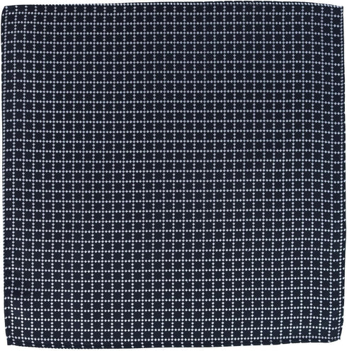 Trafalgar Men's Rowan Geometric Pattern 12x12 Silk Pocket Square...