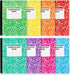 feela Composition Notebook, 8 Pack 8 Pastel Colors College Ruled Composition Books Bulk, Marble Cover Notepad Lined Cute Journal Notebooks for Sch...