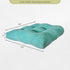 Arlee Delano Cushions for Dining Memory Foam, Non-Skid Backing Chair Pads, 15.5" L x 15.5" W, Aquahaze Blue 2 Count...