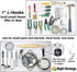 Pegboard Hooks 50-Pack 1" + 2” L Hook - Zinc Plated - Will Not Fall Out - Fits Any Peg Board - Organize Tools, Accessories, Workbench, Garage Stor...