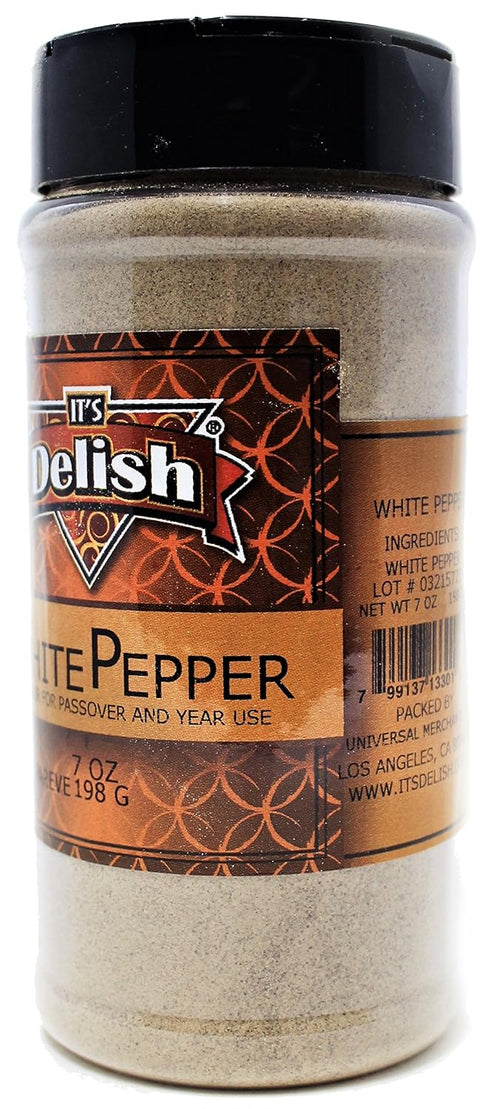 White Pepper by Its Delish (Ground, 7 Oz. Medium Jar)...