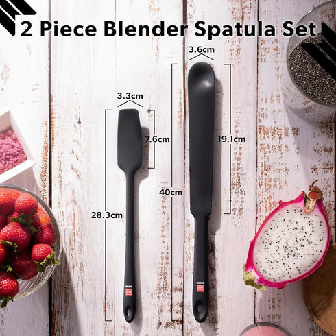 DI ORO Silicone Blender & Jar Spatulas - Rubber Spatulas Silicone Heat Resistant - Kitchen Spatulas Nonstick Cookware Safe - Silicone Utensil Set ...