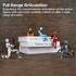 Robot Action Figure, 3D Printed with Full Articulation for Stop Motion Animation (Blue)...