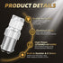Brake Light Bulb,1157 Led Bulb,Car Accessories 9-30V Tail Light Bulb Super Bright Low Power 1157 2357 2057 7528 BAY15D LED Bulbs with Projector,Re...