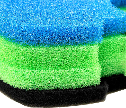 AQUANEAT Replacement Canister Filter Polishing Pads Compatible with MarineLand Magniflow C-160/220 Filter Floss Aquarium Sponge Media 16pcs...