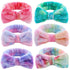 WSYUB Skincare Headband, Spa Headband, Makeup Headband, Headband for Washing Face, Gift for Teen Girls, 6pcs, Tie Dye Color Microfiber Headband, E...