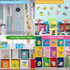 67 Pcs Spring Bulletin Board Decorations Set,Flower Paper Cutouts Classroom Decor with Glue Points Seasonal Class Decor for Office School Kinderga...