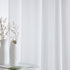 HLC.ME Lauren Semi Sheer Light Filtering Transparent Pocket Top & Back Tab Lightweight Short Window Curtains Drapery Panels Bedroom & Living Room,...