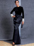 Vogue V1605A5 Women's Close-Fitting Blouse and Wrap Skirt Sewing Patterns, Sizes 6-14...