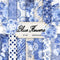 28 Sheets Scrapbook Paper, 6"X6" Inch Floral Scrapbook Paper 160gsm Cardmaking Craft Paper Pack Decorative Paper for Card Making (Blue Flowers)...