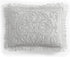 Beatrice Home Fashions Medallion Chenille Bedspread, Standard Sham, Gray...