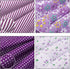 10 Pieces 20 x 20 Inch Quilting Patchwork Fabric Floral Patchwork Cotton Purple Fabric DIY Handmade Sewing Quilting Fabric in Different Designs fo...